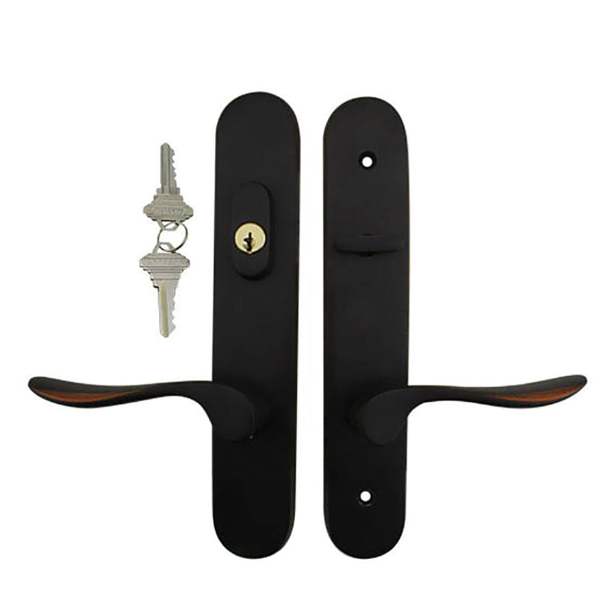 Marvin Active Keyed Hinged Door Trim, Multipoint Lock - Oil Rubbed Bronze - Marvin Active Keyed Hinged Door Trim, Multipoint Lock - Oil Rubbed Bronze