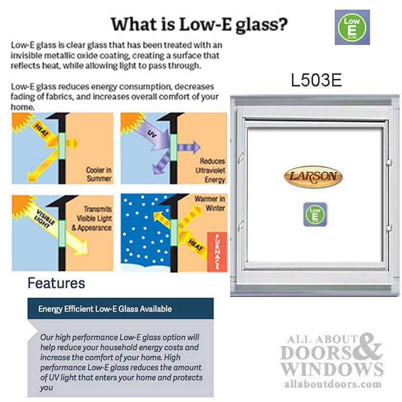 Larson Premium Picture window, Low-E Glass - Larson Premium Picture window, Low-E Glass