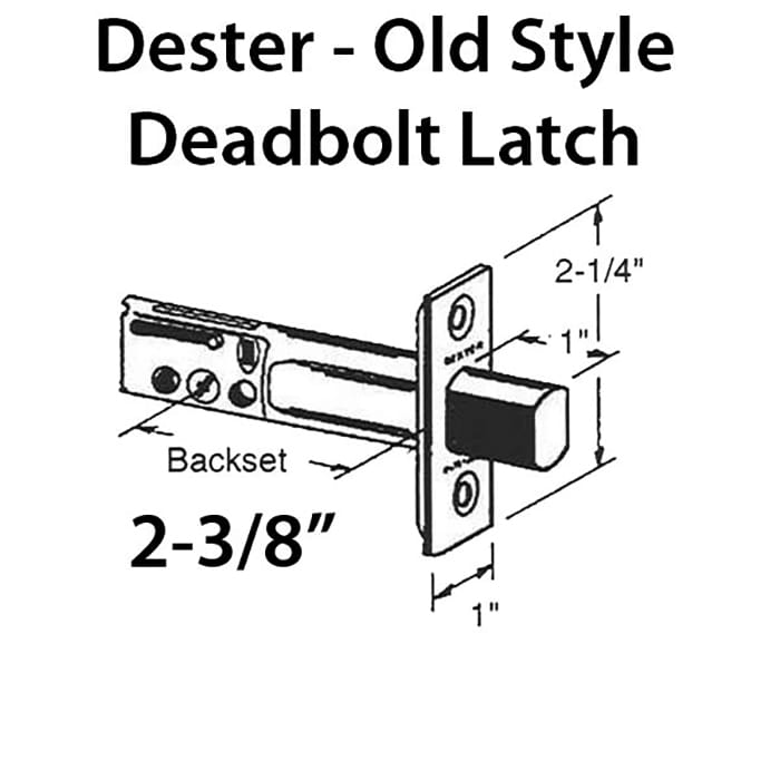 Dexter/ Master Dead Bolt Latch,  Entry Door 2-3/8 Backset - Dexter/ Master Dead Bolt Latch,  Entry Door 2-3/8 Backset