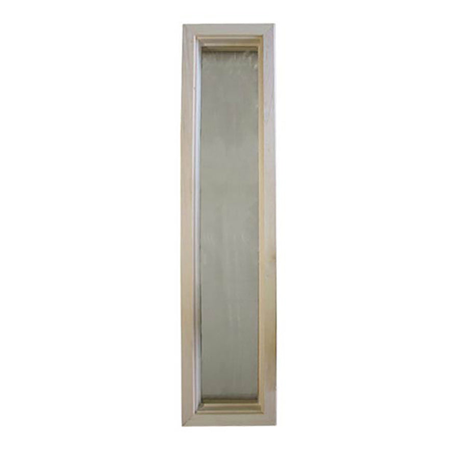 Wood Frame Door Lite 6 x 30 Single Pane Glass - Wood Frame Door Lite 6 x 30 Single Pane Glass