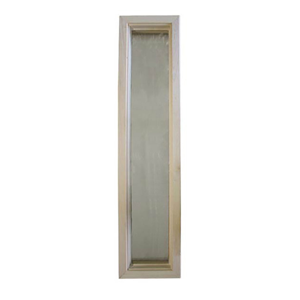 Wood Frame Door Lite 6 x 30 Single Pane Glass - Wood Frame Door Lite 6 x 30 Single Pane Glass