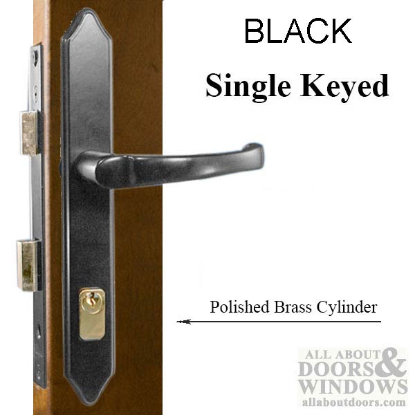 Single Keyed Storm Door Hardware and Mortise Lock for Storm Doors - Single Keyed Storm Door Hardware and Mortise Lock for Storm Doors