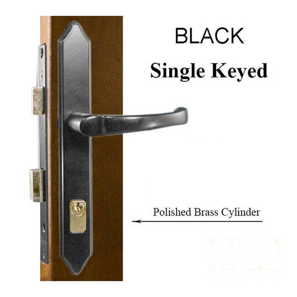 Single Keyed Storm Door Hardware and Mortise Lock for Storm Doors - Single Keyed Storm Door Hardware and Mortise Lock for Storm Doors
