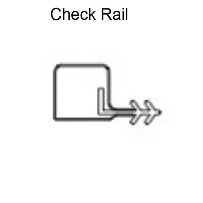 Marvin Single and Double Hung Top Check Rail Weatherstrip V031 Beige - Marvin Single and Double Hung Top Check Rail Weatherstrip V031 Beige