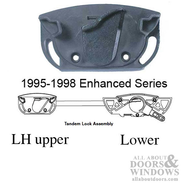 Andersen Enhanced Casement Upper Sash Lock, Left - Andersen Enhanced Casement Upper Sash Lock, Left