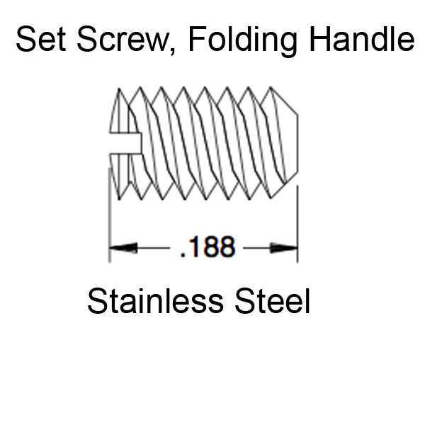 Marvin Set Screw For Casement and Awning Window Handles Stainless Stee ...