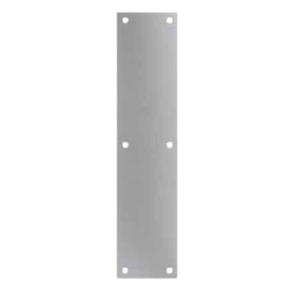 4 x 16 Push Plate, Aluminum, Brass, Stainless Steel - 4 x 16 Push Plate, Aluminum, Brass, Stainless Steel