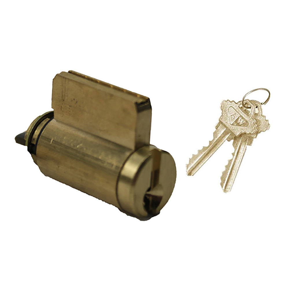 Lock Cylinder, Andersen Frenchwood Hinged- Bright Brass - Lock Cylinder, Andersen Frenchwood Hinged- Bright Brass