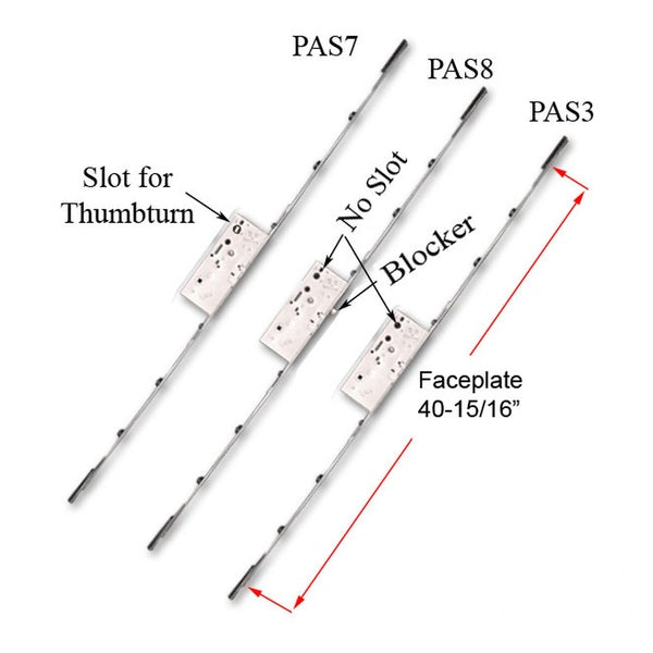 Passive 60/92 Sentinel Multi-point door lock - SS - Passive 60/92 Sentinel Multi-point door lock - SS