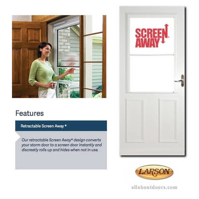 Larson Lifestyle, Retractable Screen Away, Magnetic Seal - Larson Lifestyle, Retractable Screen Away, Magnetic Seal