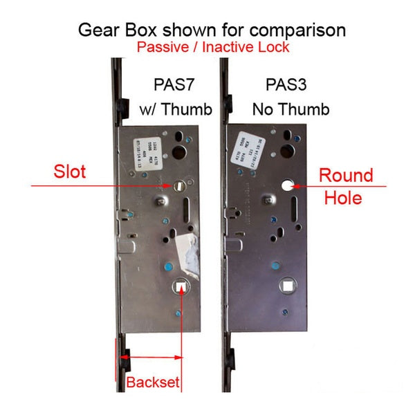 Passive 60/92 Sentinel Multi-point door lock - SS - Passive 60/92 Sentinel Multi-point door lock - SS