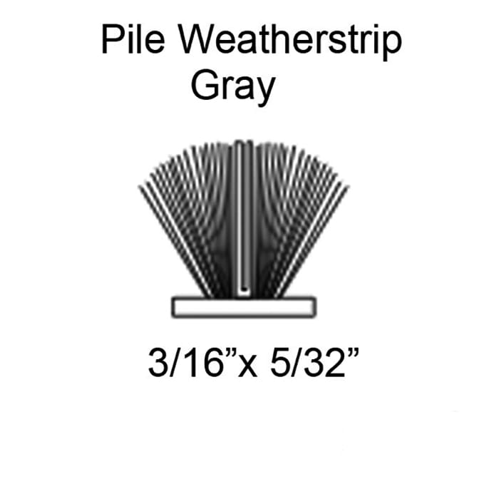 Marvin Weatherstrip For Single and E-Z Tilt Double Hung Pile Weatherstrip for Clad White - Marvin Weatherstrip For Single and E-Z Tilt Double Hung Pile Weatherstrip for Clad White