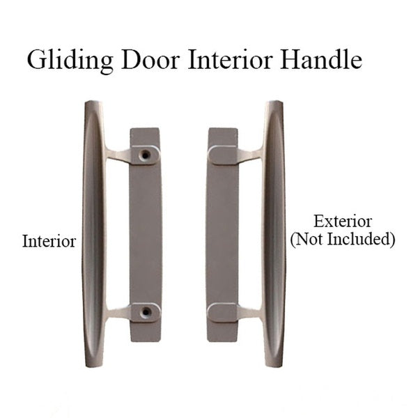Andersen Frenchwood Sliding Door Handle Interior Dished Style Handle Stone - Andersen Frenchwood Sliding Door Handle Interior Dished Style Handle Stone