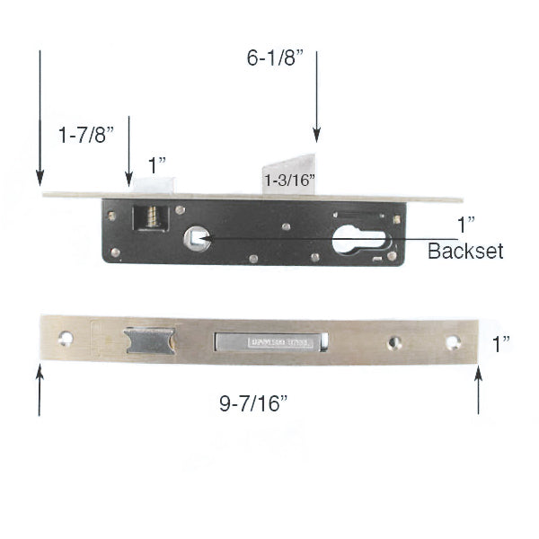 Marks Door Handle Set Marks 2750 Thinline Storm and Security Door Handle Set - Marks Door Handle Set Marks 2750 Thinline Storm and Security Door Handle Set