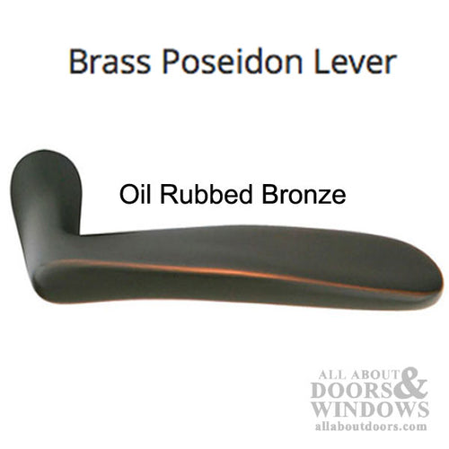 Left Hand Active Non-Keyed Thumbturn with Poseidon Lever - Left Hand Active Non-Keyed Thumbturn with Poseidon Lever