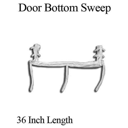 K/K Door Bottom Weatherstrip / Door Sweep, Snap-In, 36