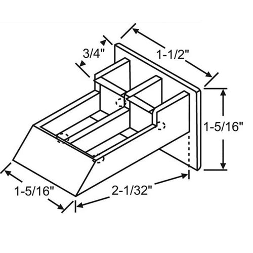 Tyco Sash Cam for Double Hung Commercial Window Channel Balance  - Tyco Sash Cam for Double Hung Commercial Window Channel Balance 
