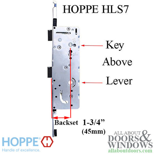 HOPPE HLS7 16mm Active Gear Multi Point Lock Right Hand - HOPPE HLS7 16mm Active Gear Multi Point Lock Right Hand