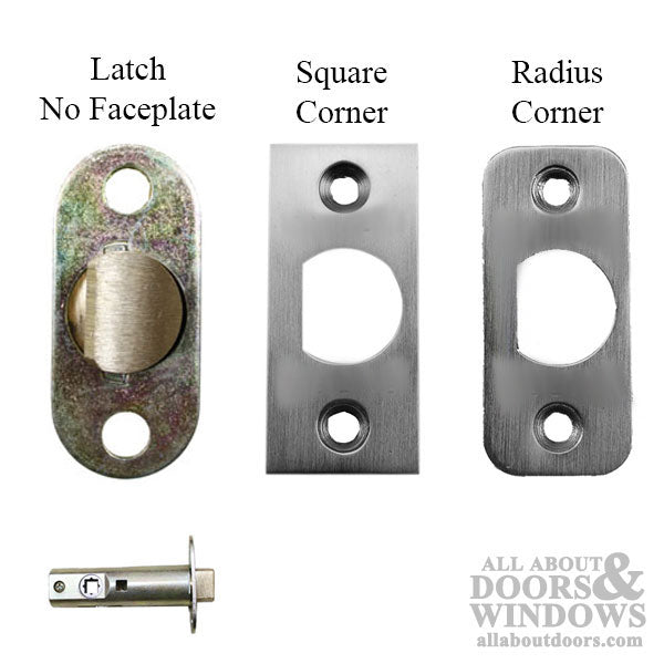 Latch Passage 2-3/8 Spring latch - No Faceplate - Latch Passage 2-3/8 Spring latch - No Faceplate