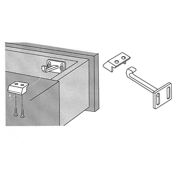 Child Proofing Cabinet Catches 6 per Pack - Child Proofing Cabinet Catches 6 per Pack