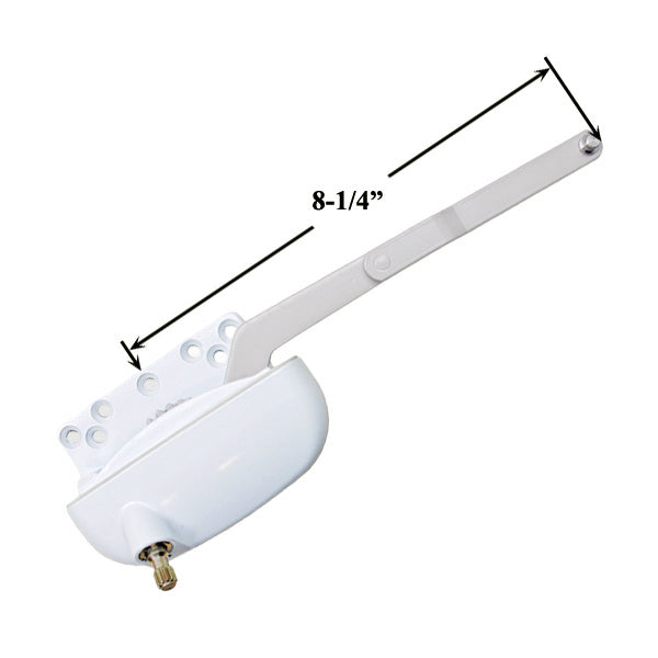 Left Hand Split Arm Casement Operator - White - Left Hand Split Arm Casement Operator - White