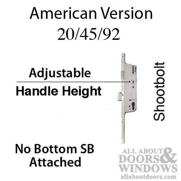 20mm P2000 Passive Lower 45/92 Shootbolt Assembly, Adjustable HH - 20mm P2000 Passive Lower 45/92 Shootbolt Assembly, Adjustable HH