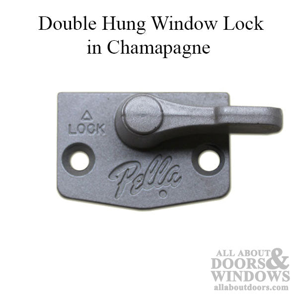 Unavailable Pella Double Hung Window Lock - Champagne - Unavailable Pella Double Hung Window Lock - Champagne