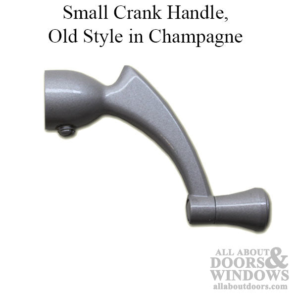 Small Crank Handle, Old Style - Champagne - Small Crank Handle, Old Style - Champagne