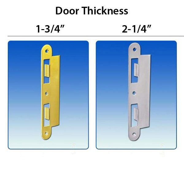 Latch & Deadbolt Strike Plate, 45mm, 1-3/4