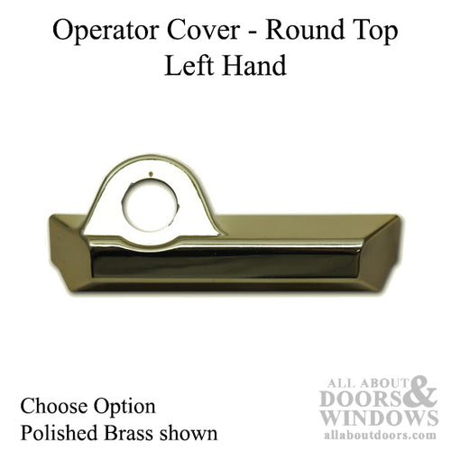 Pella Operator Cover, Round Top, Left Hand - Choose Color - Pella Operator Cover, Round Top, Left Hand - Choose Color