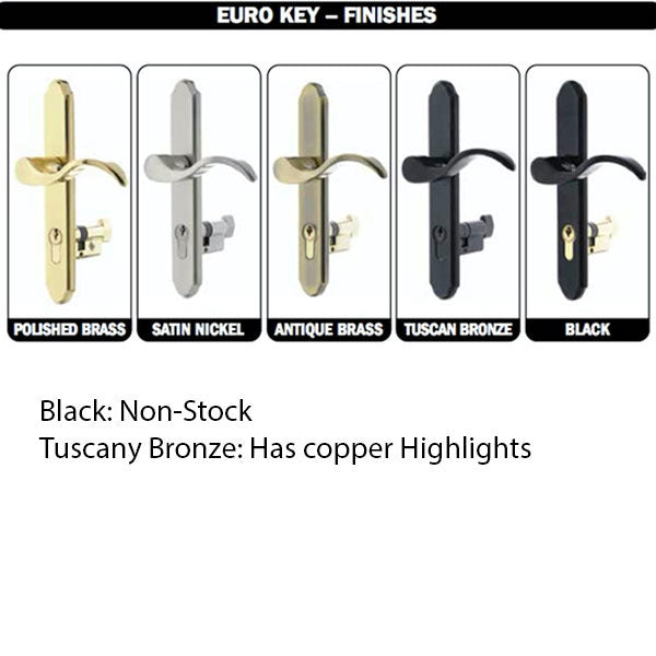 Storm Door Complete Mortise Lock and Handle with 0.875 Inch Backset - Storm Door Complete Mortise Lock and Handle with 0.875 Inch Backset