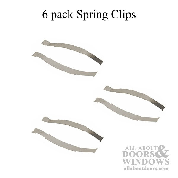 Spring Clip for Commercial door astragal Weatherstrip - 6 pack – Door ...
