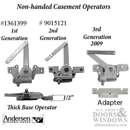 Andersen Operator, Enhanced Casement Split Arm Operator, 1995-98 - Andersen Operator, Enhanced Casement Split Arm Operator, 1995-98