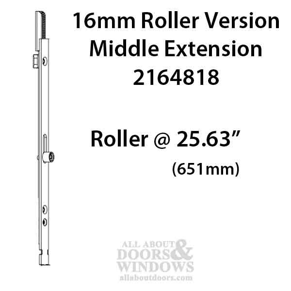 16mm Manual Middle Extension Shootbolt-Roller @ 25.63