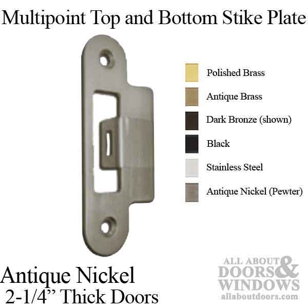 G-U / Ferco Strike Plates with Lip, 2-1/4