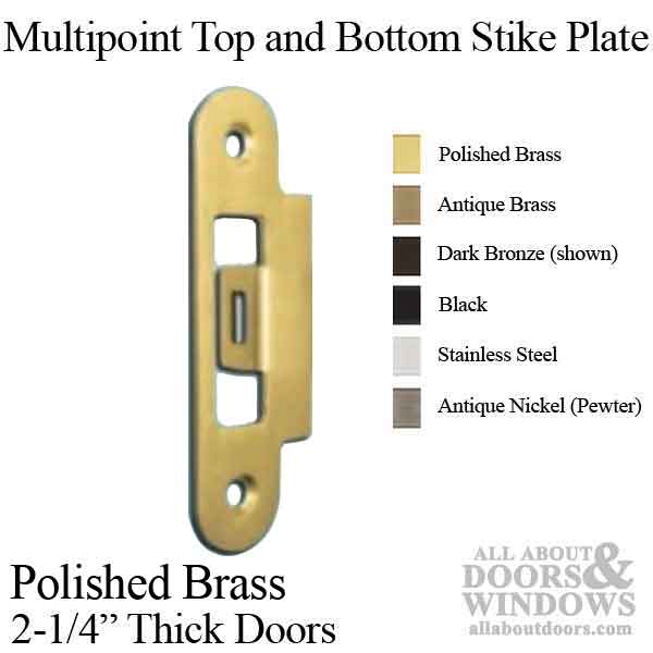 G-U / Ferco Strike Plates with Lip, 2-1/4