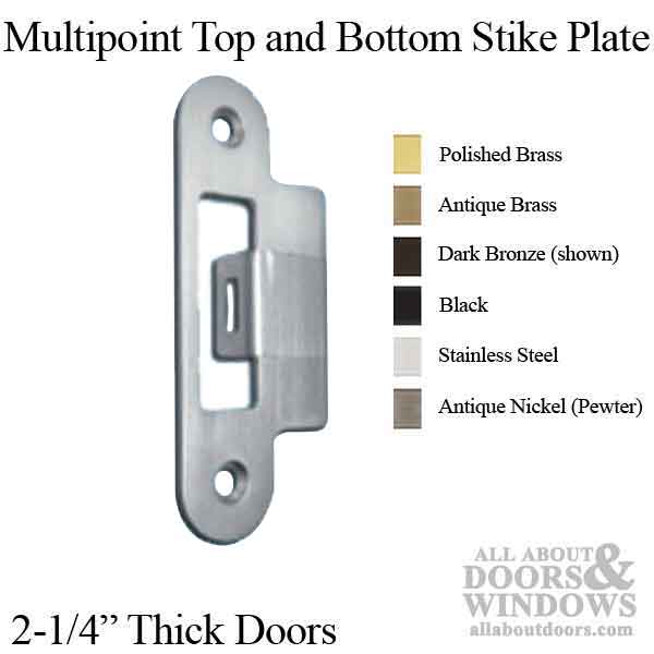 G-U / Ferco Strike Plates with Lip, 2-1/4