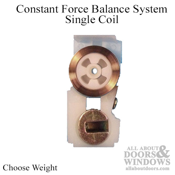 Constant Force Balance System, Single Coil - Choose Weight - Constant Force Balance System, Single Coil - Choose Weight