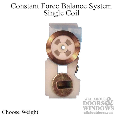Constant Force Balance System, Single Coil - Choose Weight - Constant Force Balance System, Single Coil - Choose Weight