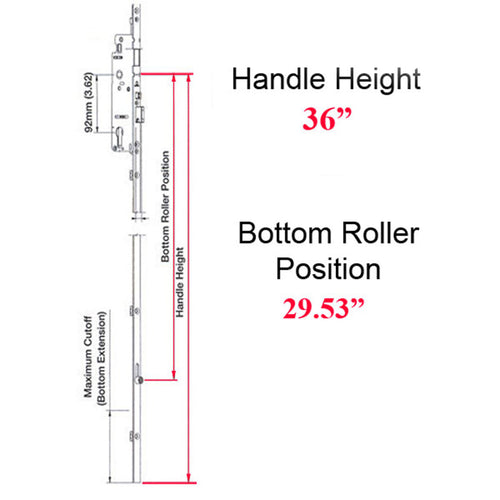 16mm Manual Gear, 35/92, Roller @ 29.53