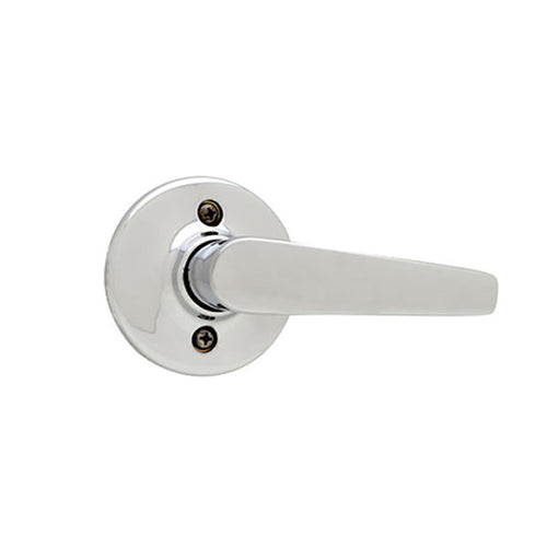 Kwikset Delta Dummy Door Lever Pair Polished Chrome Delta Door Handle Set Kwikset 487DL-26 - Kwikset Delta Dummy Door Lever Pair Polished Chrome Delta Door Handle Set Kwikset 487DL-26