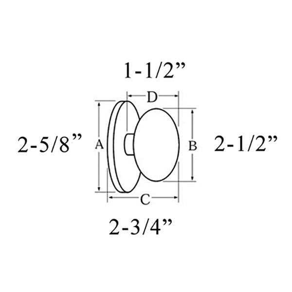 Kwikset Windham Single Dummy Door Knob Polished Brass Door Handle Kwikset 742W-3 - Kwikset Windham Single Dummy Door Knob Polished Brass Door Handle Kwikset 742W-3