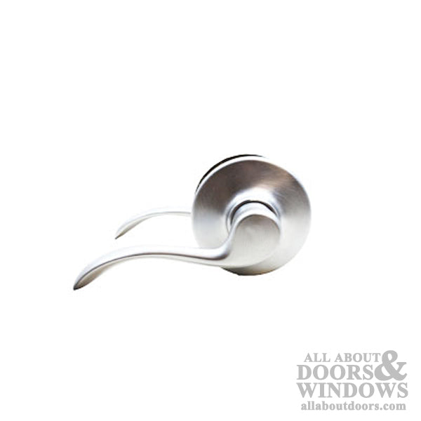 Kwikset Saxton Left Handed Dummy Door Lever Pair Polished Chrome Door Knobs Kwikset 487SNL-LH-26 - Kwikset Saxton Left Handed Dummy Door Lever Pair Polished Chrome Door Knobs Kwikset 487SNL-LH-26