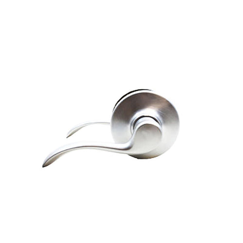 Kwikset Saxton Left Handed Dummy Door Lever Pair Polished Chrome Door Knobs Kwikset 487SNL-LH-26 - Kwikset Saxton Left Handed Dummy Door Lever Pair Polished Chrome Door Knobs Kwikset 487SNL-LH-26