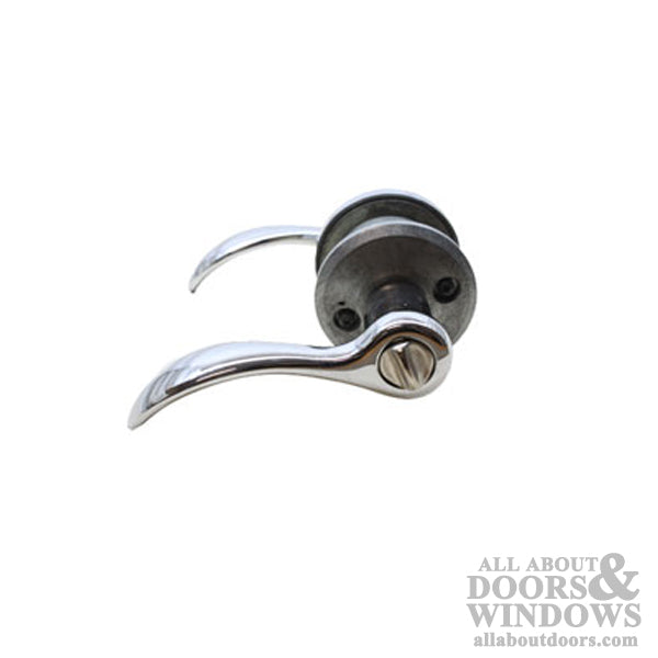 Kwikset 724PML-26 Pembroke Privacy Lock - Chrome - Kwikset 724PML-26 Pembroke Privacy Lock - Chrome