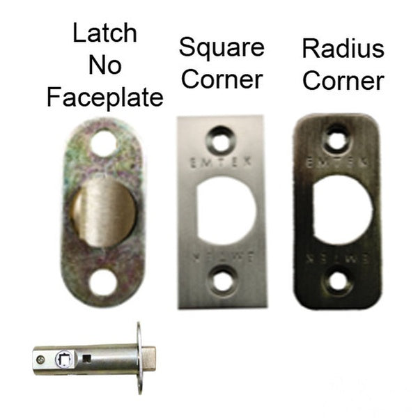 Springlatch Faceplate with Radius Corner - ORB - Springlatch Faceplate with Radius Corner - ORB