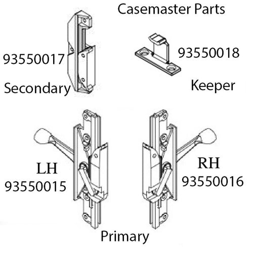 Truth Casement Lock Assembly Marvin Window Left Hand Casemaster Sash Lock - Truth Casement Lock Assembly Marvin Window Left Hand Casemaster Sash Lock
