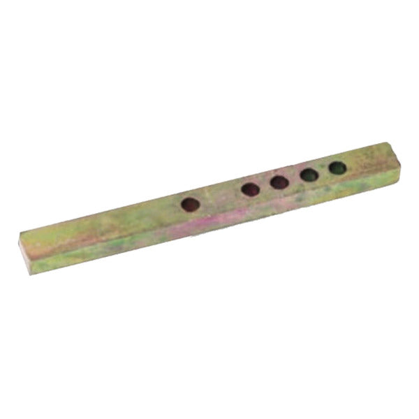 Pivot Bar 3-1/8 Inch, 5 holes, Straight - Yellow Zinc - Pivot Bar 3-1/8 Inch, 5 holes, Straight - Yellow Zinc