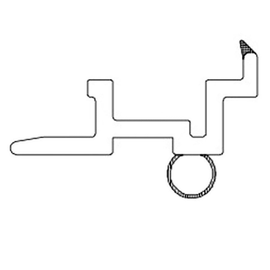 Marvin Trim V715 Interlock for Stationary Door Panel Beige - Marvin Trim V715 Interlock for Stationary Door Panel Beige