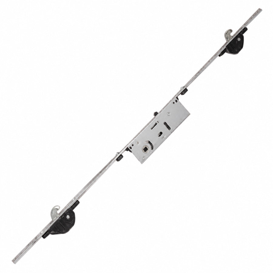 Hoppe Multipoint Lock - 2 Hooks, 30mm Sliding Door Lock, 20mm Face - Hoppe Multipoint Lock - 2 Hooks, 30mm Sliding Door Lock, 20mm Face